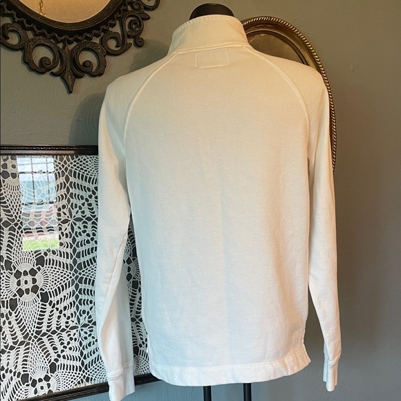 Jansport White Half-Zip Sweatshirt with Red 'Cal' Logo - Picture 4 of 6